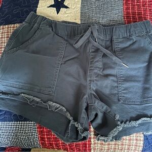 Women's Gray Casual Shorts